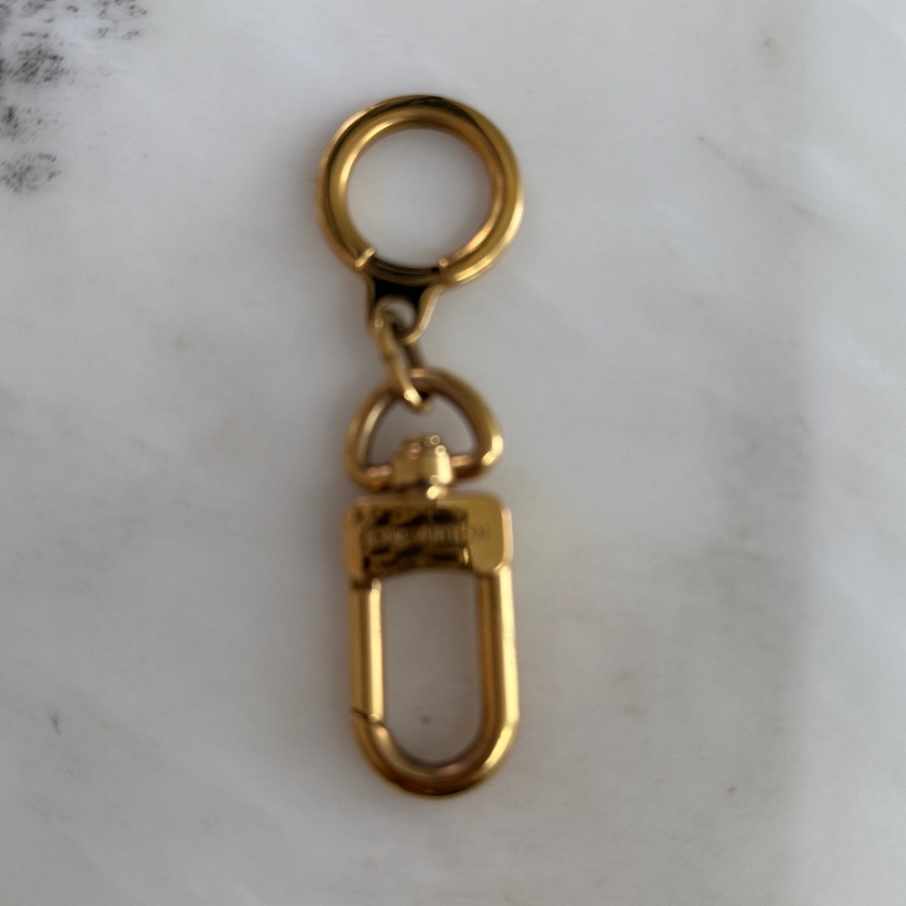 Louis Vuitton Gold Keychain Accessory